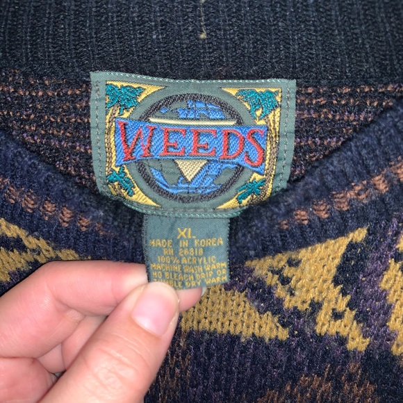 Vintage Weeds Grandpa sweater - Picture 3 of 4